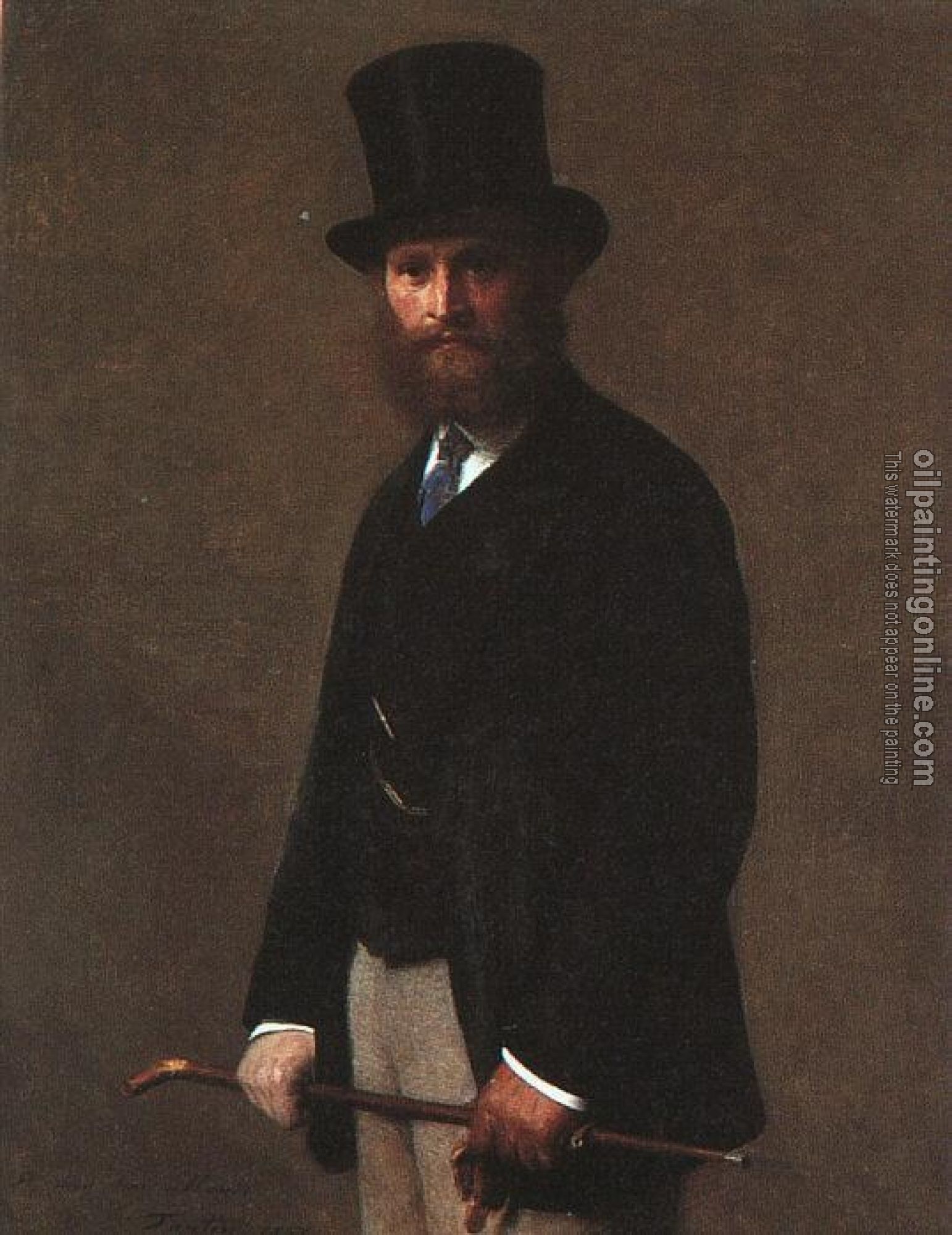 Fantin-Latour, Henri - Portrait of Edouard Manet